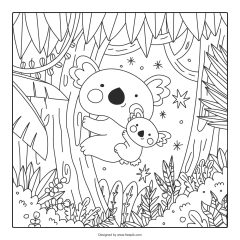 Ilustracion Libro Colorear Kawaii Dibujado Mano 23 2149703927