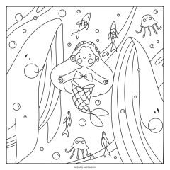 Ilustracion Libro Colorear Kawaii Dibujado Mano 23 2149751663